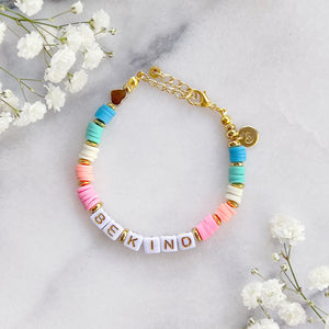 The Rosy Redhead Cute Positive Reminder Bracelet Accessory Be Kind Rainbow