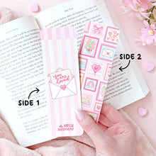 Load image into Gallery viewer, The Rosy Redhead-Cute Positivity Pink Bookmark-You Are Loved-Love Letter