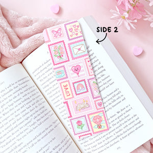 The Rosy Redhead-Cute Positivity Pink Bookmark-You Are Loved-Love Letter