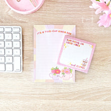 Load image into Gallery viewer, The Rosy Redhead Cute Coffee Notepad Sticky Notes
