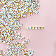 Load image into Gallery viewer, The Rosy Redhead Cute Custom Word Bead Bracelet Accessory