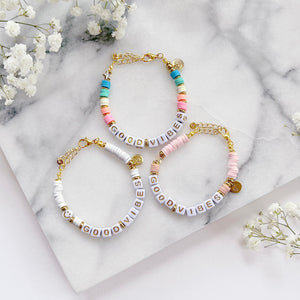 The Rosy Redhead Cute Positive Reminder Bracelet Accessory Good Vibes