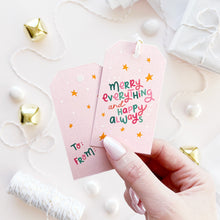 Load image into Gallery viewer, The Rosy Redhead Holiday Gift Tag Cute Christmas