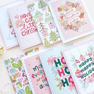 The Rosy Redhead Variety Pack Christmas Greeting Card Cute