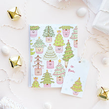 Load image into Gallery viewer, The Rosy Redhead Christmas Tree Holiday Greeting Card Gift Tag