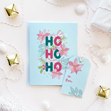 Load image into Gallery viewer, The Rosy Redhead Holiday Christmas Greeting Card and cute gift tag