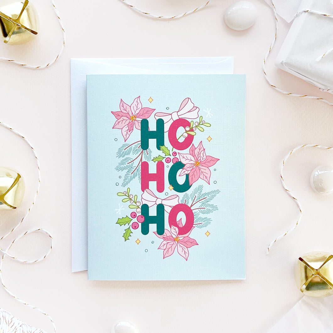 The Rosy Redhead Holiday Christmas Greeting Card Cute