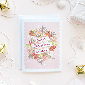 The Rosy Redhead Sweet Christmas Wishes Greeting Card Cute