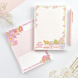 The Rosy Redhead-Cute notepad stationery