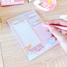 Load image into Gallery viewer, Notepad-Cute-5x7-Daily-Day-Planner-Sun-Moon-Stars