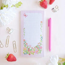 Load image into Gallery viewer, Notepad-Strawberry-Spring-List-Cute-Floral