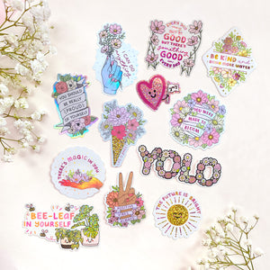 The Rosy Redhead Sticker Bundle Positivity