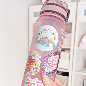 The Rosy Redhead waterproof stickers