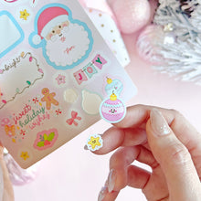 Load image into Gallery viewer, The Rosy Redhead Christmas Peel Stick Gift Labels Cute Holiday stickers Sheet Cute