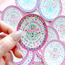 Load image into Gallery viewer, The Rosy Redhead Glitter Waterproof Snowman Snowflake Positive Cute Quote Sticker