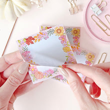 Load image into Gallery viewer, The-Rosy-Redhead-Cute-Fall-Halloween-Floral-Sticky-Note-Notepad