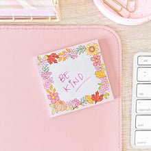 Load image into Gallery viewer, The-Rosy-Redhead-Cute-Fall-Halloween-Floral-Sticky-Note-Notepad