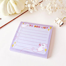 Load image into Gallery viewer, The-Rosy-Redhead-Cute-Fall-Halloween-Ghost-Sticky-Note-Notepad