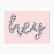 Load image into Gallery viewer, The Rosy Redhead Floral Hey Cute Pink Print