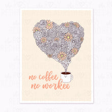 Load image into Gallery viewer, The Rosy Redhead Coffee Quote Cute print