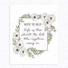 Load image into Gallery viewer, The Rosy Redhead-Positive Print-Floral-Note to self