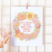 Load image into Gallery viewer, The Rosy Redhead Pastel Fall Art Print