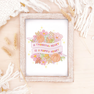 THANKFUL HEART PRINT