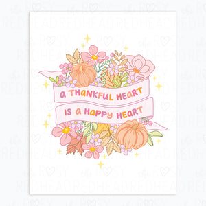 THANKFUL HEART PRINT