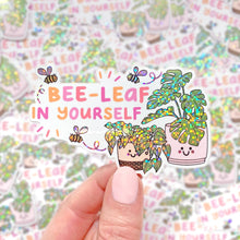 Load image into Gallery viewer, The Rosy Redhead-Believe-cute-Motivational-waterproof-sticker