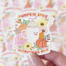 Load image into Gallery viewer, The Rosy Redhead Pumpkin Spice Cute waterproof sticker