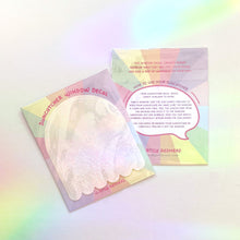 Load image into Gallery viewer, The Rosy Redhead Suncatcher Decal Packaging